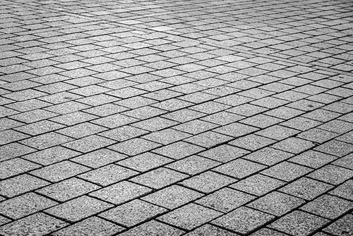 pavé uni gris